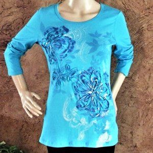 REBA EMBELLISHED TOP  SIZE S